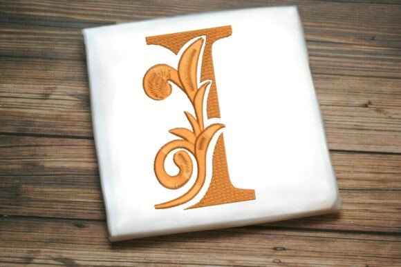 Flourished Leaf Monogram I