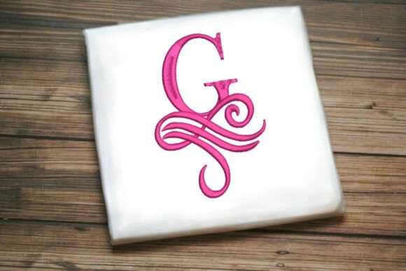 Oceanic Flourish Monogram G