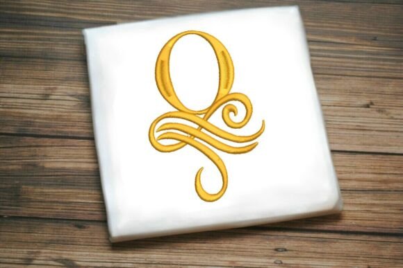 Oceanic Flourish Monogram O
