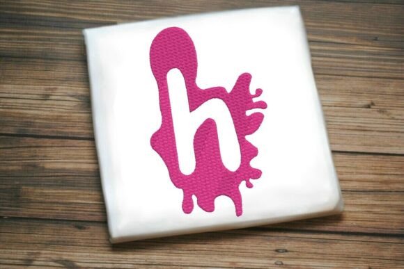 Paint Splash Monogram h