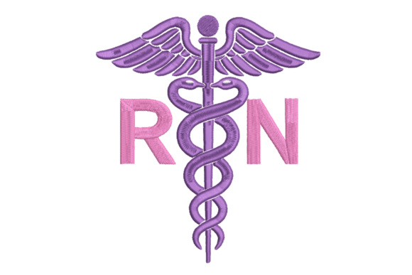 RN Caduceus – Nurse Monogram