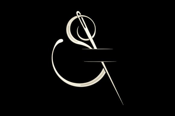 Sewing Needle Monogram