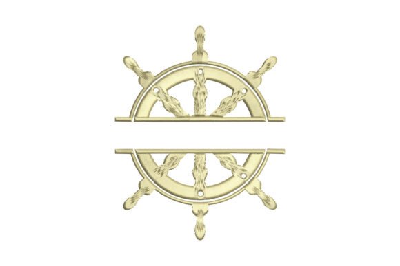 Ship Wheel Monogram