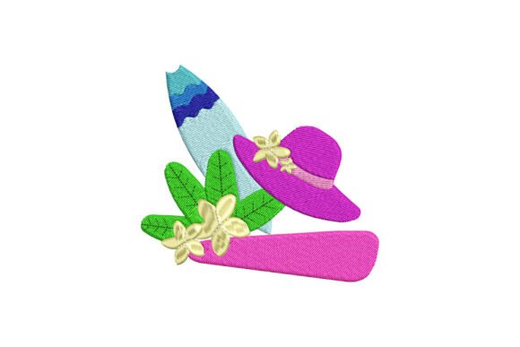 Tropical Beach Split Monogram
