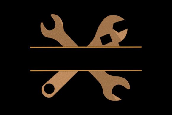 Wrench Cross Monogram